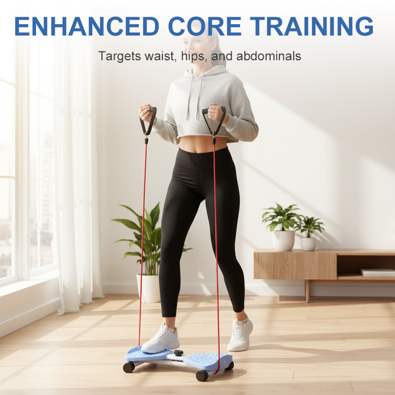 Macchina stepper compatta per esercizi cardio con rotazione