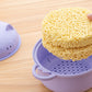 Set di ciotole per noodles istantanei da 1300 ml con coperchio e posate