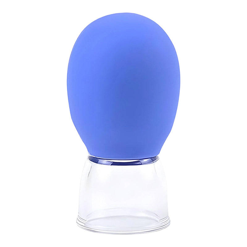 Coppette massaggianti sottovuoto in vetro e silicone