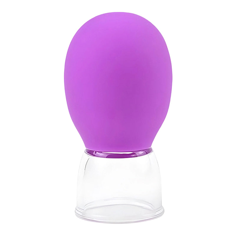 Coppette massaggianti sottovuoto in vetro e silicone