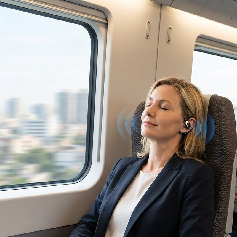 Auricolari wireless a conduzione d'aria ad orecchio aperto