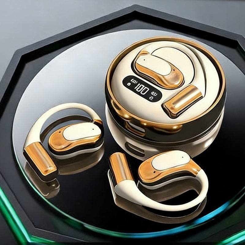 Auricolari wireless a conduzione d'aria ad orecchio aperto