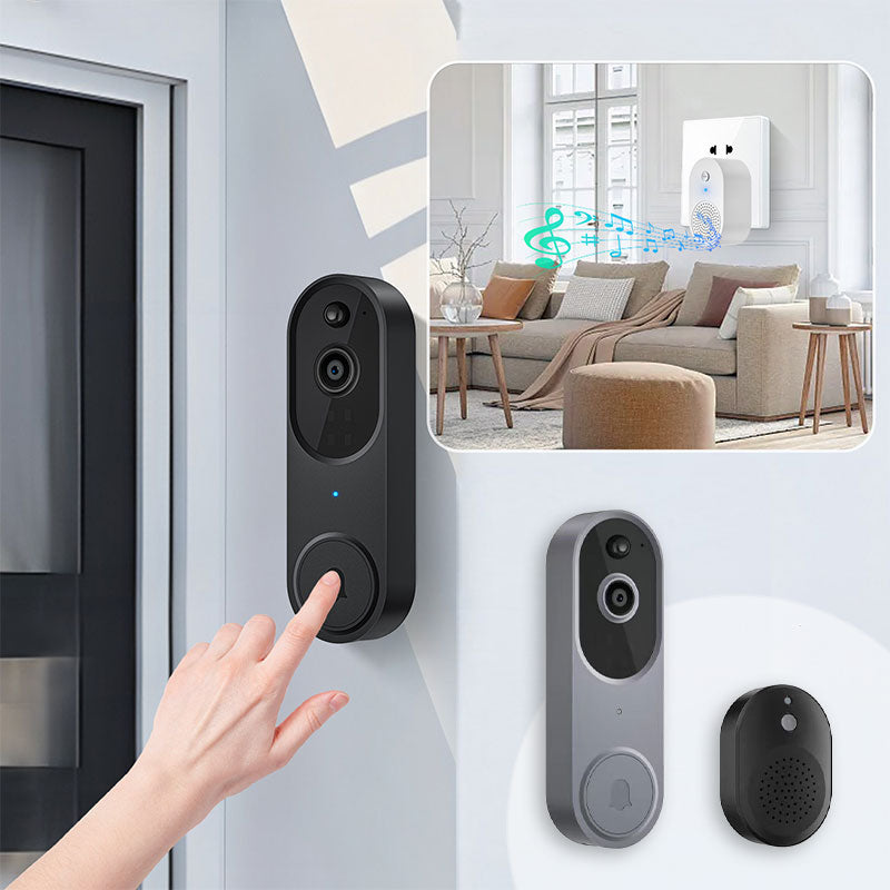 📢📢60 %  DE RÉDUCTION !! ⏰Sonnette et Carillon avec Vidéo HD sans Fil pour Maison Intelligente
