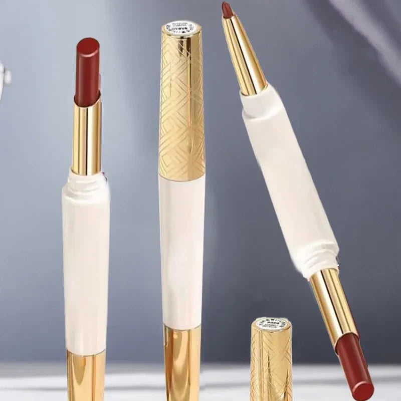 Rossetto e matita labbra impermeabili 2 in 1