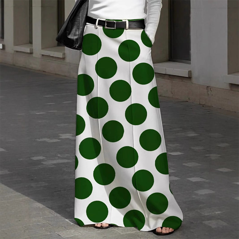 Gonna lunga fino ai piedi in stile retrò da donna