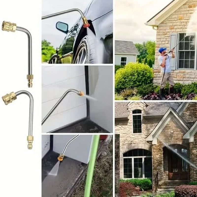 💧 57% DI SCONTO! 🚿 Set di Canne per Pulizia ad Alta Pressione 4000 PSI (10 PEZZI) – Portata Estesa, Resistenza alla Corrosione & Attacco Rapido 🔧