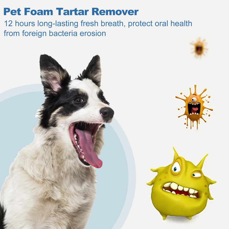 🐾 COMPRA 2, RICEVI 1 GRATIS! ✨ Schiuma detergente per l'igiene dentale degli animali domestici