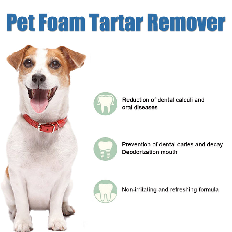 🐾 COMPRA 2, RICEVI 1 GRATIS! ✨ Schiuma detergente per l'igiene dentale degli animali domestici
