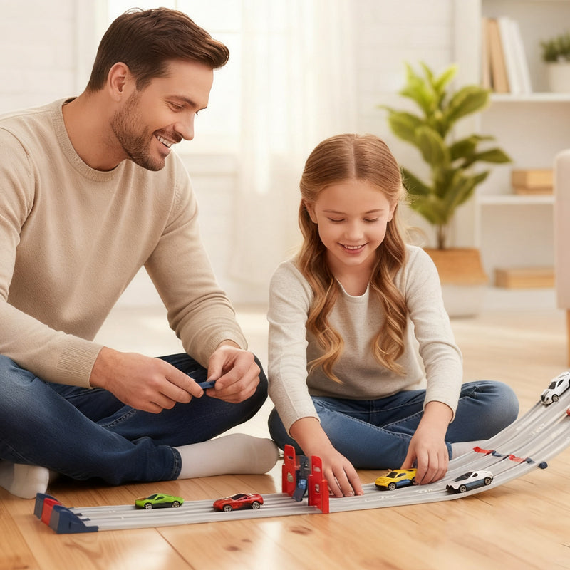 Macchinina giocattolo multi-pista per bambini