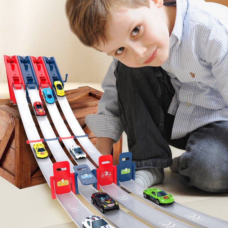 Macchinina giocattolo multi-pista per bambini