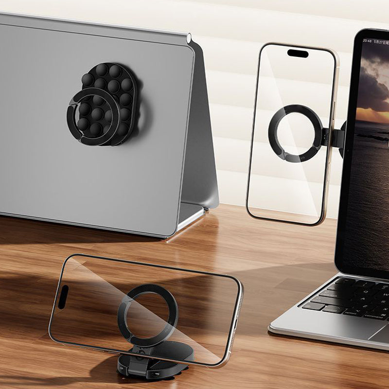 Supporto per telefono magnetico multifunzione con ventosa