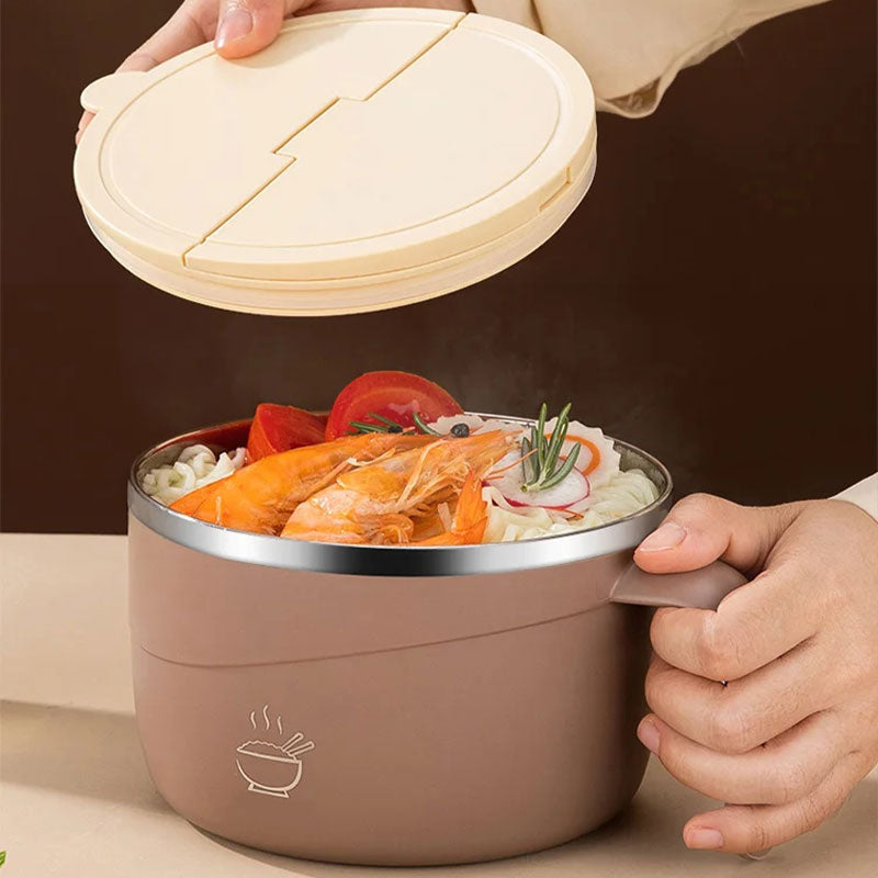 🔥Promozione a tempo limitato 50% DI SCONTO🔥 Ciotola Termica per Ramen in Acciaio Inossidabile 304