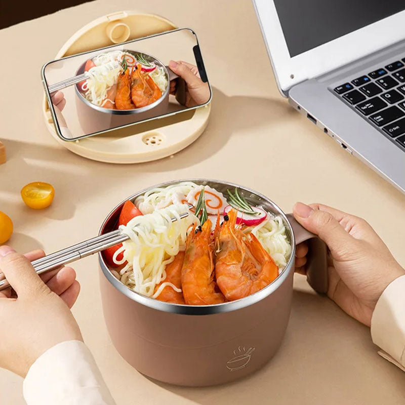 🔥Promozione a tempo limitato 50% DI SCONTO🔥 Ciotola Termica per Ramen in Acciaio Inossidabile 304