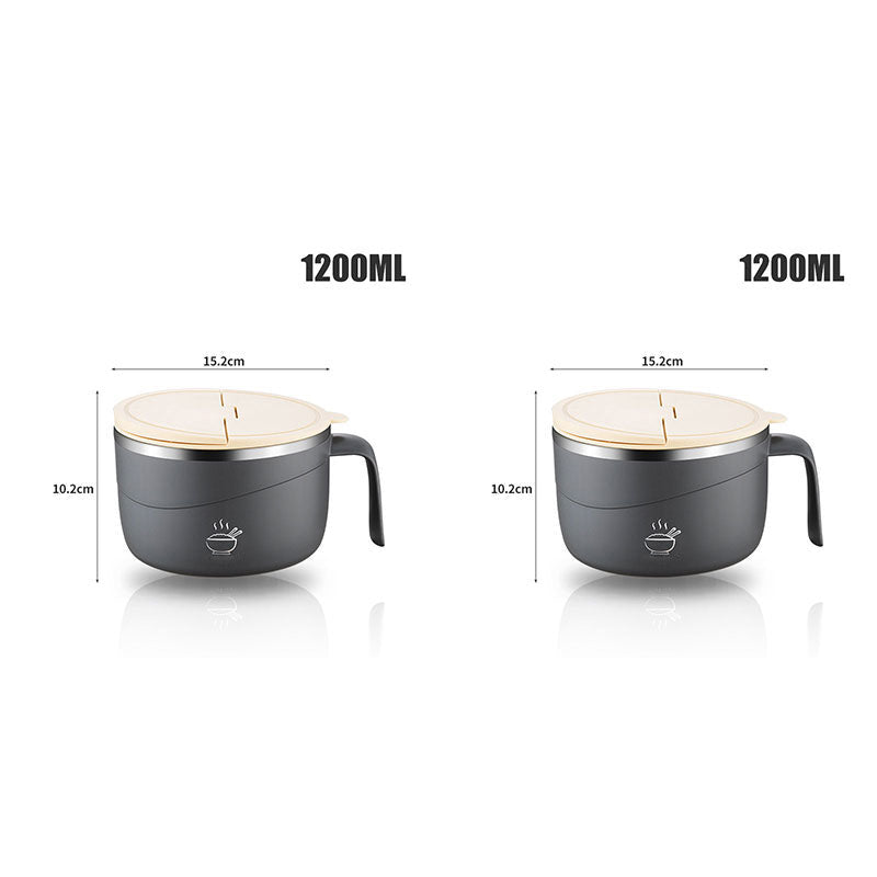 🔥Promozione a tempo limitato 50% DI SCONTO🔥 Ciotola Termica per Ramen in Acciaio Inossidabile 304