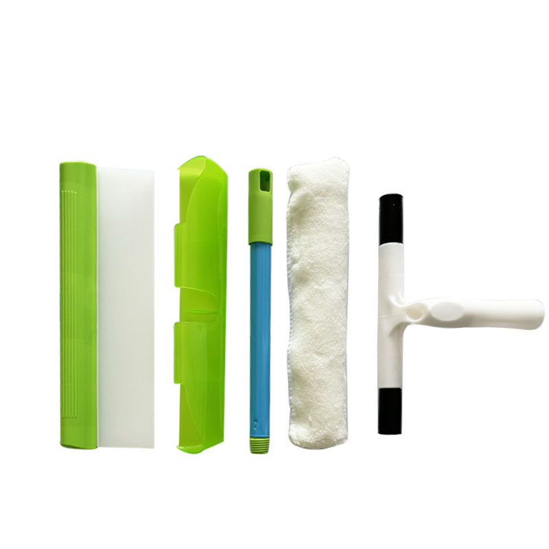 🔥SCONTO DEL 60%!🔥 Raschietto per vetri senza graffi e aloni – Set completo da 5 pezzi per la pulizia dei vetri