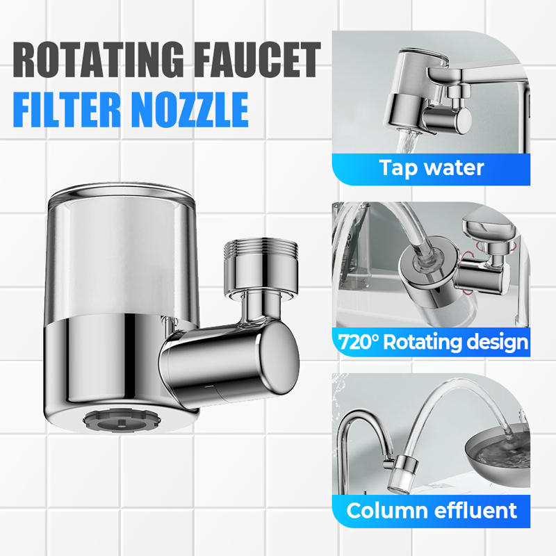 🚰 50% DI SCONTO! 🔄 Set di Ugelli Filtranti Universali per Rubinetti a 720° – 2 Modalità d'Acqua, Filtro Integrato & Installazione Facile 💧