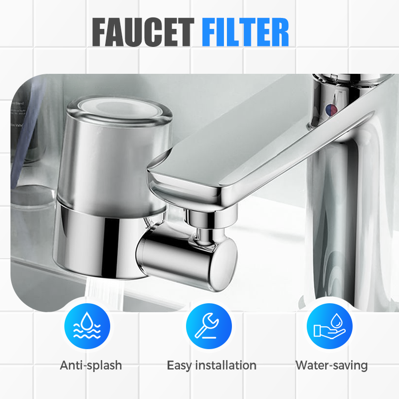 🚰 50% DI SCONTO! 🔄 Set di Ugelli Filtranti Universali per Rubinetti a 720° – 2 Modalità d'Acqua, Filtro Integrato & Installazione Facile 💧