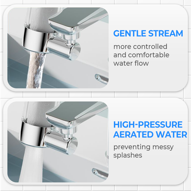 🚰 50% DI SCONTO! 🔄 Set di Ugelli Filtranti Universali per Rubinetti a 720° – 2 Modalità d'Acqua, Filtro Integrato & Installazione Facile 💧