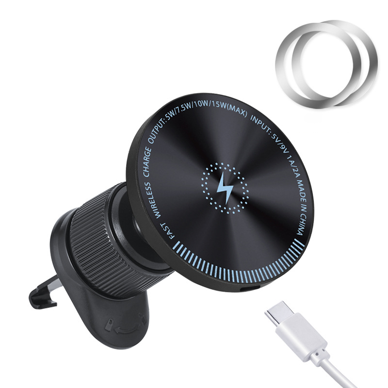 Supporto Auto Wireless Magnetico RGB con Ricarica