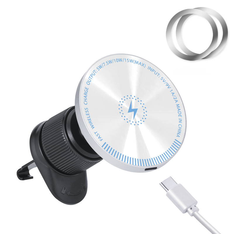 Supporto Auto Wireless Magnetico RGB con Ricarica