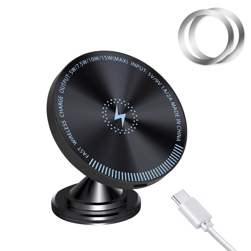 Supporto Auto Wireless Magnetico RGB con Ricarica