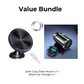 Supporto Auto Wireless Magnetico RGB con Ricarica