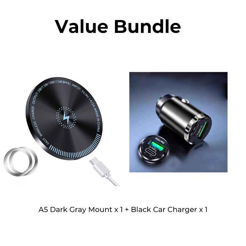 Supporto Auto Wireless Magnetico RGB con Ricarica