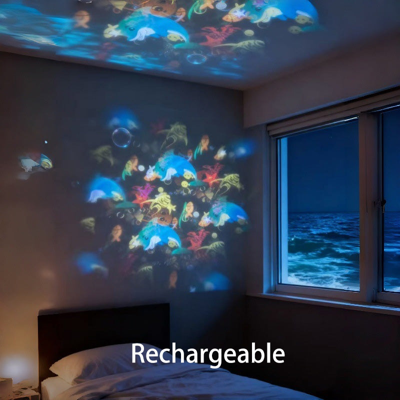 Proiettore di luce LED rotante dinamico