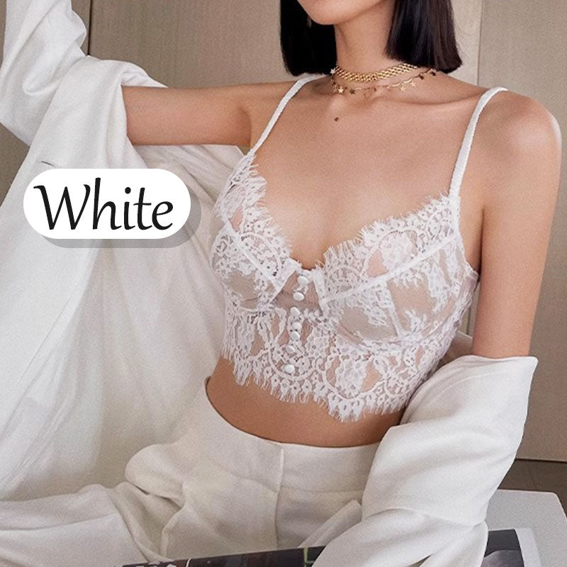 Reggiseno push-up sexy in pizzo stile francese