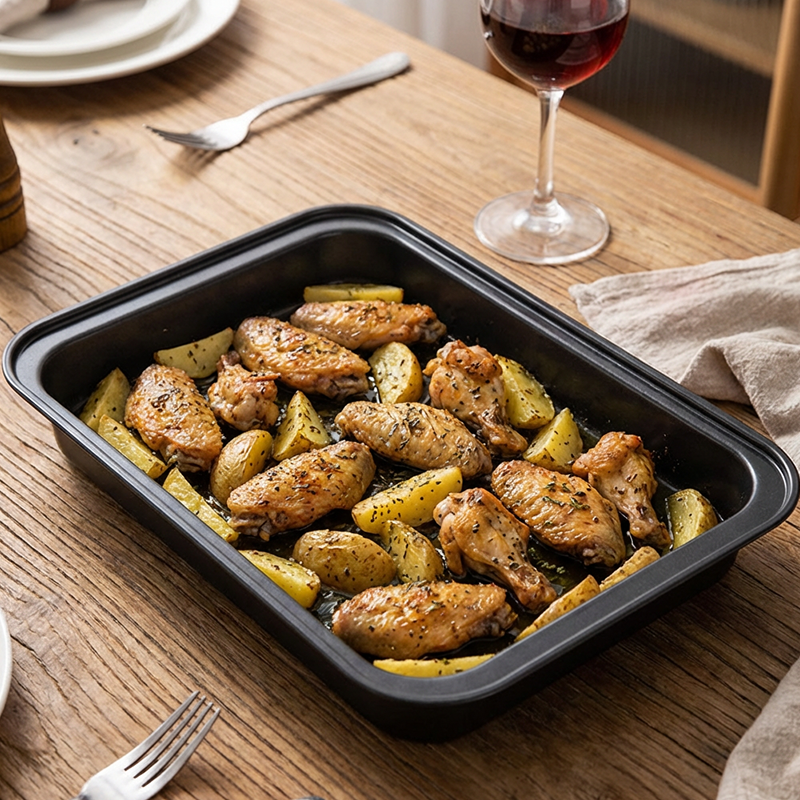🔥 Bestseller 2026 | Teglia da forno antiaderente in acciaio al carbonio | Facile da sformare e da pulire 🍳【-50% questa settimana】