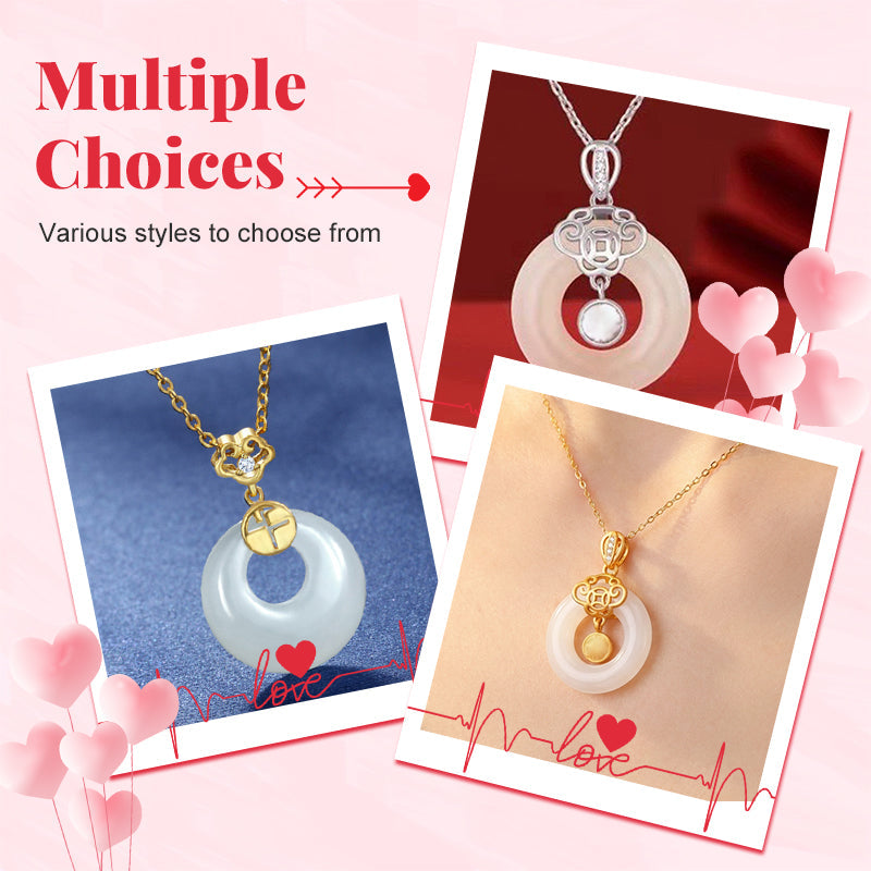 Collana con pendente della fortuna e del benessere