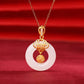 Collana con pendente della fortuna e del benessere