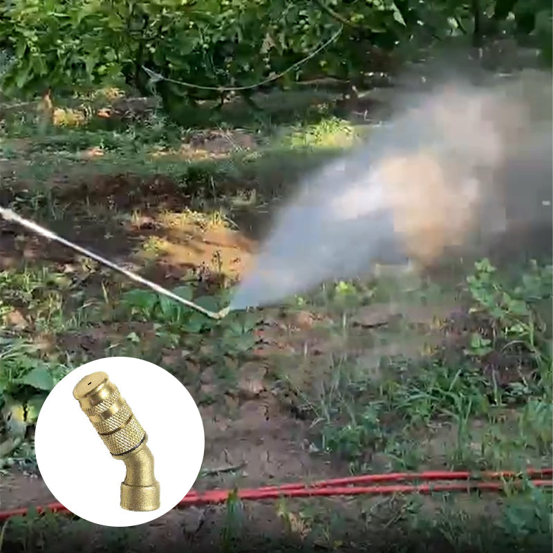 Ugello spruzzatore regolabile in ottone - Inclinato a 45°