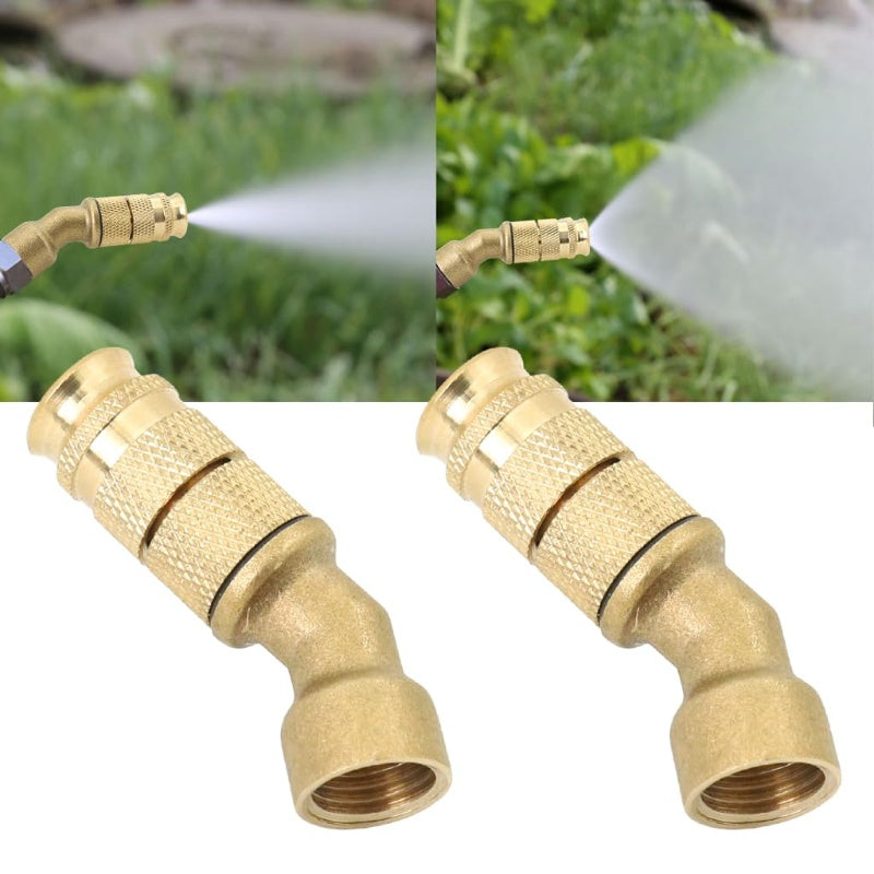 Ugello spruzzatore regolabile in ottone - Inclinato a 45°