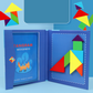 Set Puzzle Tangram Magnetico per Bambini
