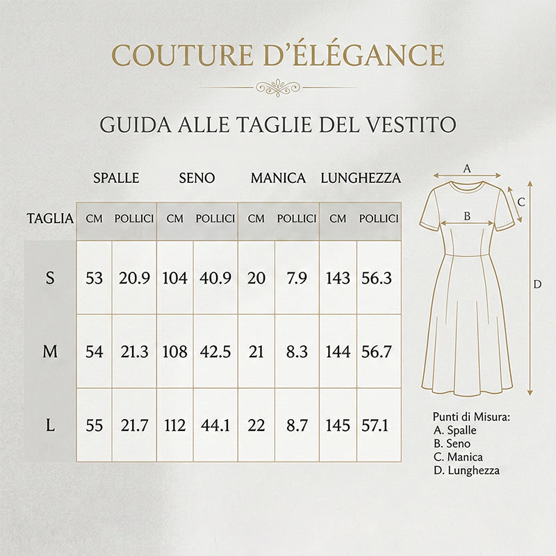 Abito Lungo da Donna a Maniche Corte con Inserti in Pizzo