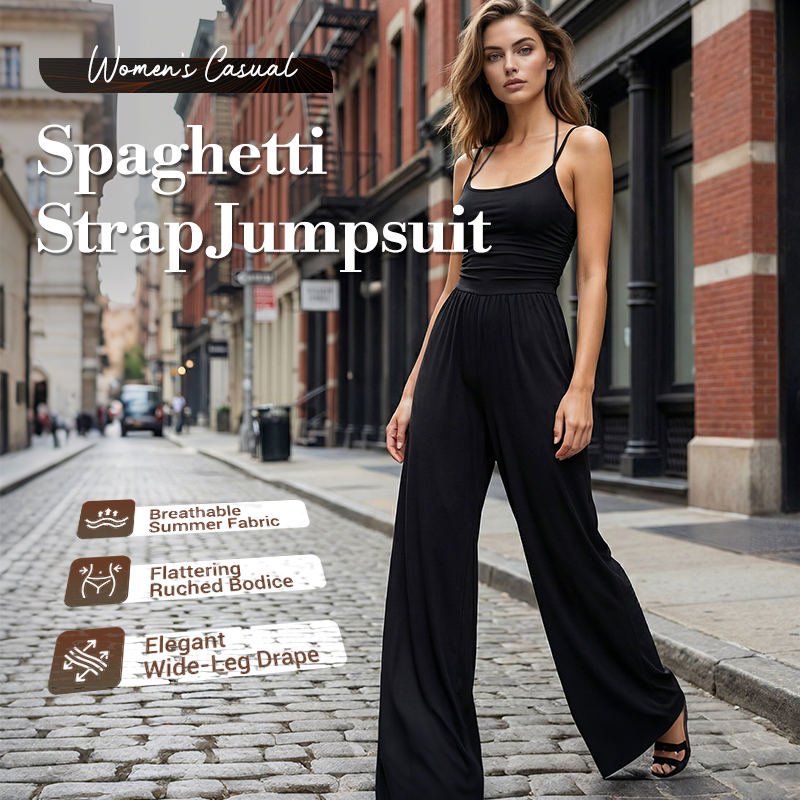 📢📢Sconto del 50%! ⏰Tuta casual da donna con spalline sottili