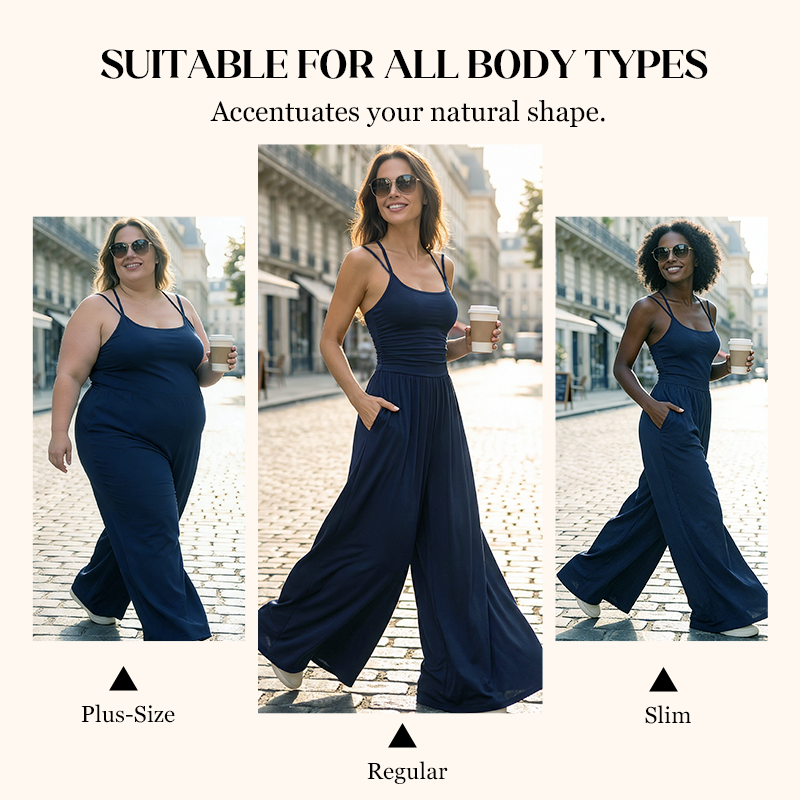 📢📢Sconto del 50%! ⏰Tuta casual da donna con spalline sottili