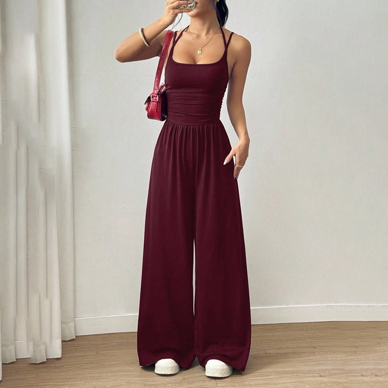 📢📢Sconto del 50%! ⏰Tuta casual da donna con spalline sottili