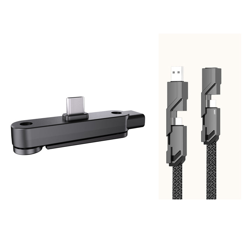 Adattatore di Ricarica Veloce con Supporto Telefono Pieghevole a 360°