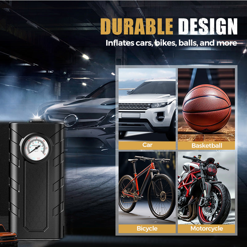 Pompa d'aria portatile per auto