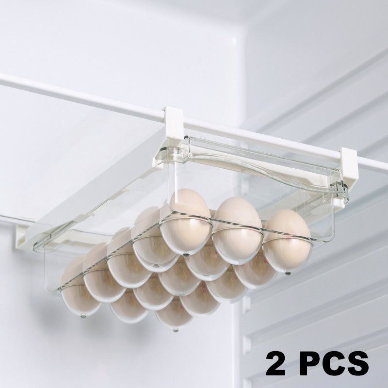 Contenitore frigo estraibile per uova, frutta e verdura