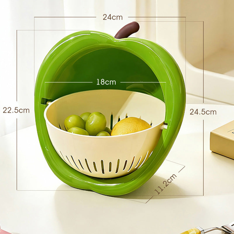 Set Ciotola e Scolapasta 2 in 1 a Forma di Frutta