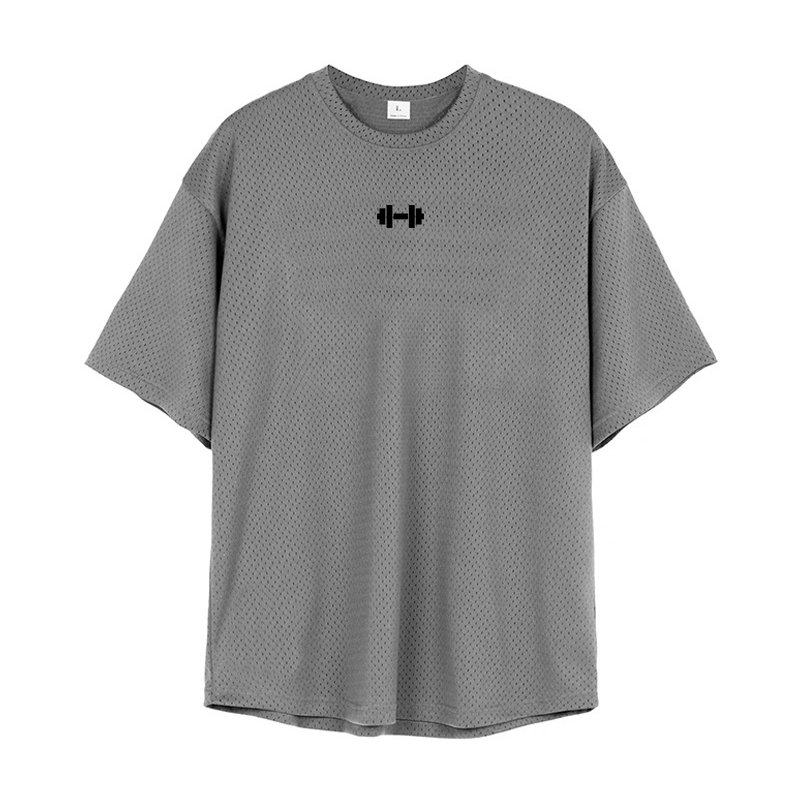 T-shirt Performance da Uomo in Rete Traspirante