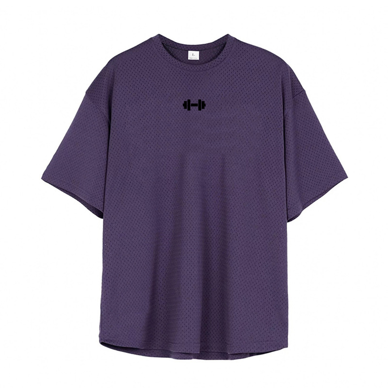 T-shirt Performance da Uomo in Rete Traspirante