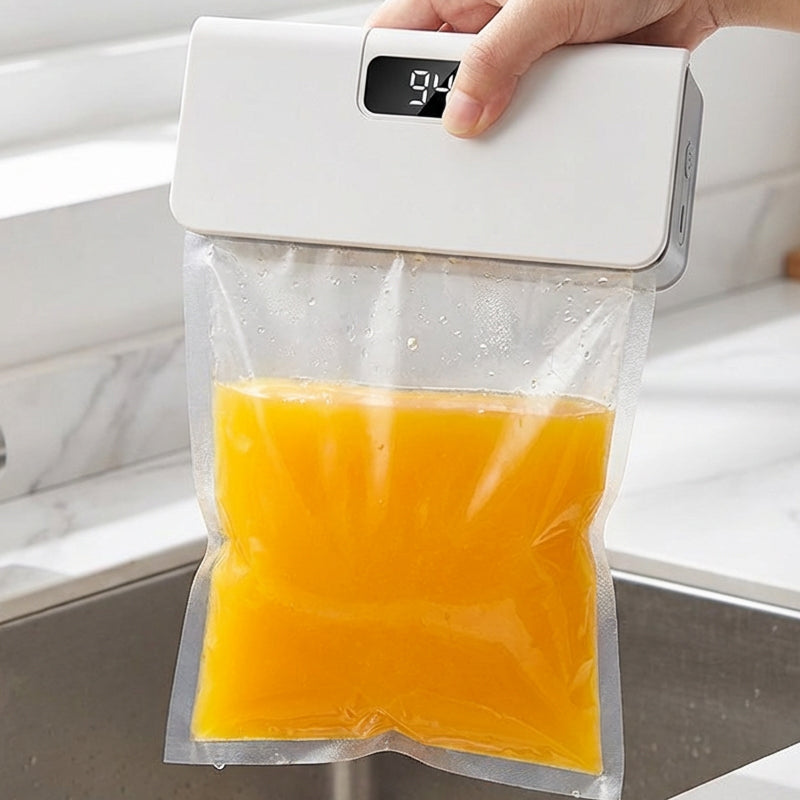 Mini sigillatrice per sacchetti ricaricabile 2 in 1 con taglierina