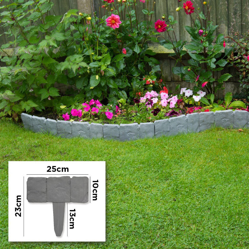 Recinzione da Giardino Effetto Pietra