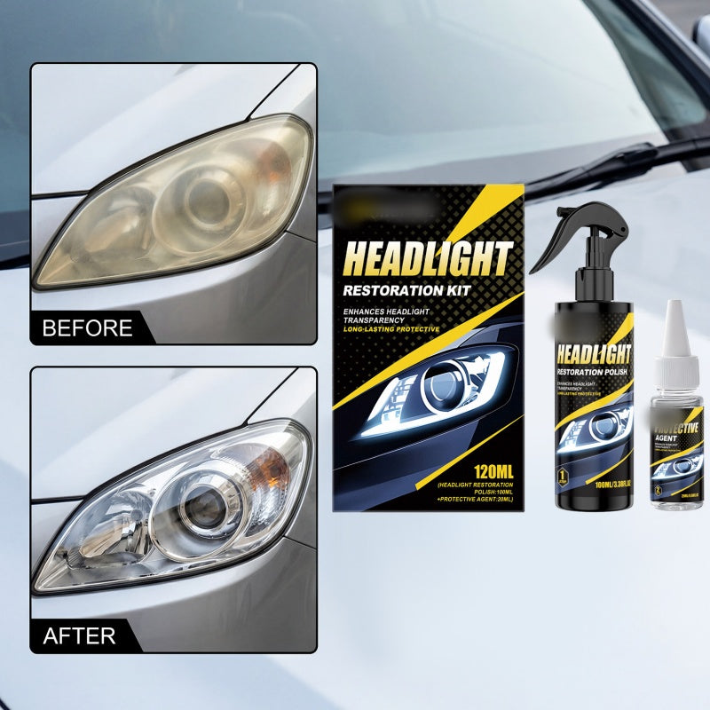 🚗Offerta speciale -50%🚗 Kit professionale per lucidare e sigillare i fari.