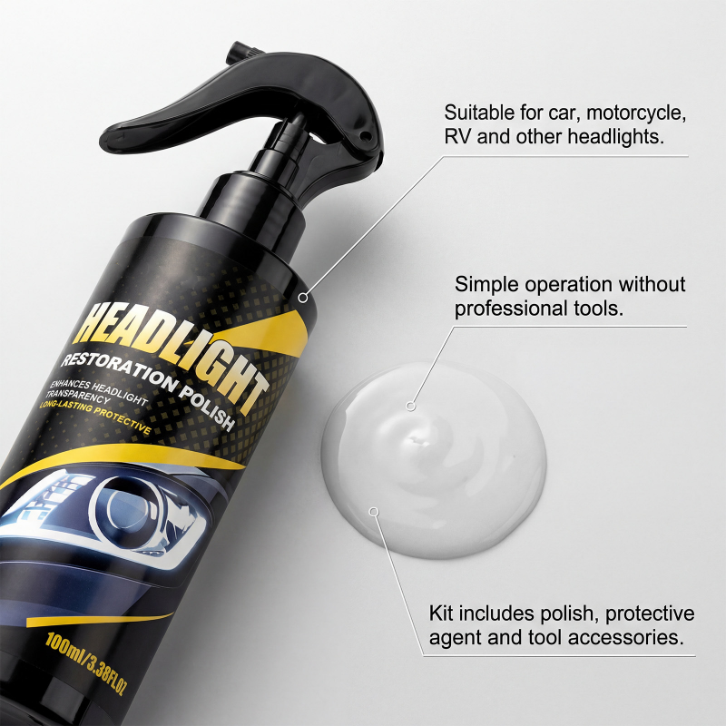 🚗Offerta speciale -50%🚗 Kit professionale per lucidare e sigillare i fari.