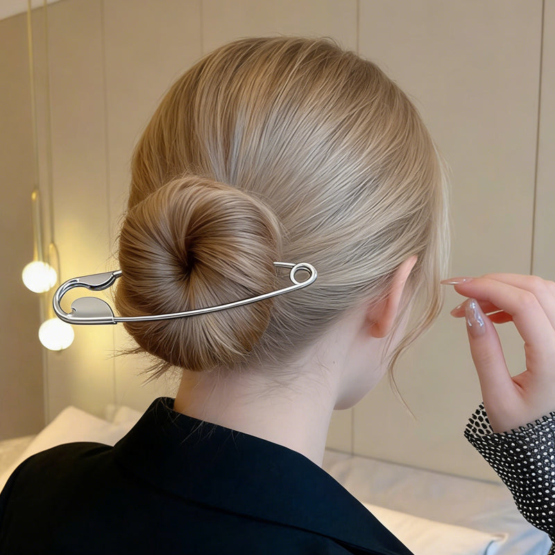 Maxi Fermaglio per Capelli a Forma di Spilla da Balia